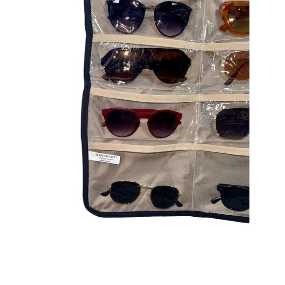 Sunglasses Wholesale Lot of 19 Assorted Pairs with NWT Travel Bag Black Brown main image 8